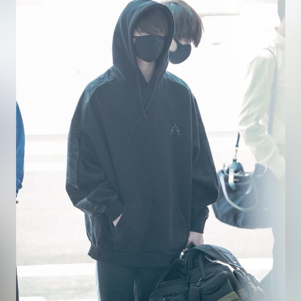 Hoodie black and camo